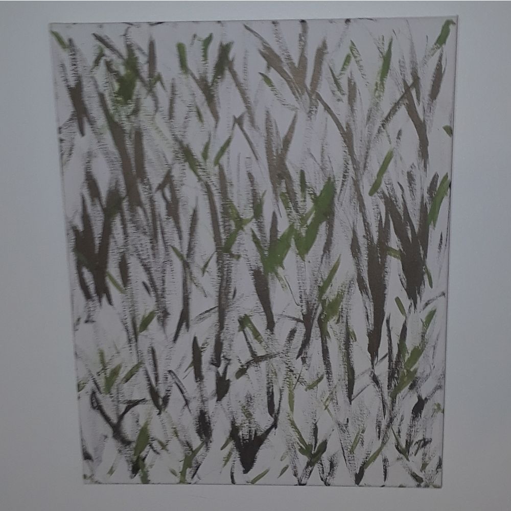16×20 Green Abstract Homemade Painting